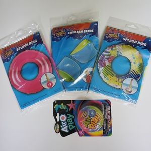 Splash Ring (2) Pink and colors / Swim Arm Bands/